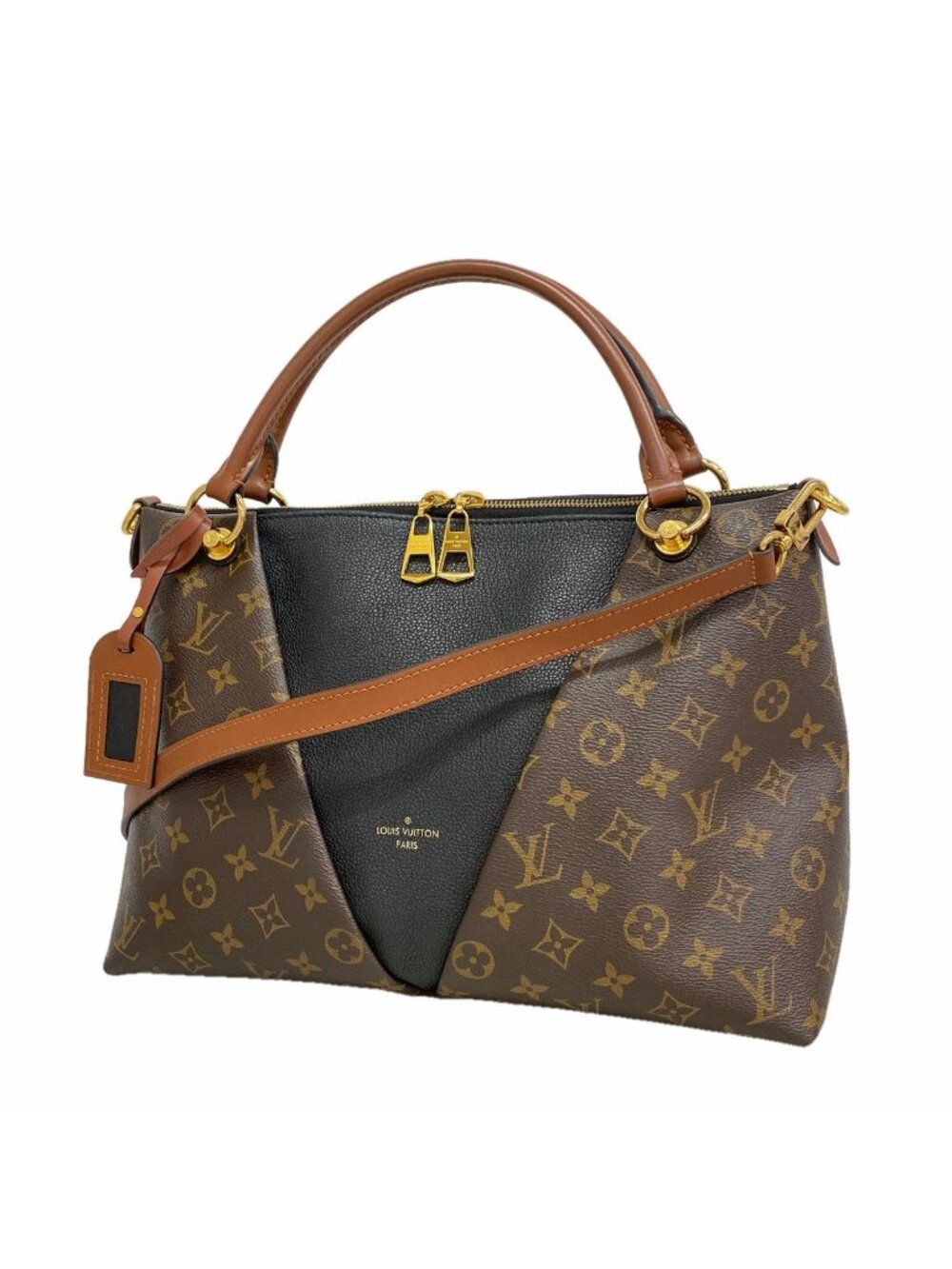 Louis Vuitton Handbag Monogram Tote MM Noir 2-Way